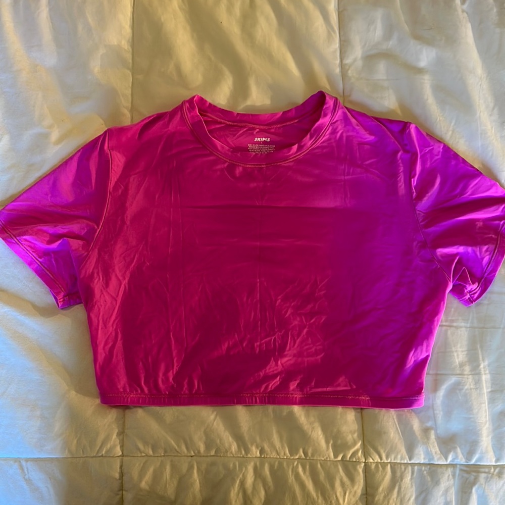 Skims fits everybody super cropped t-shirt